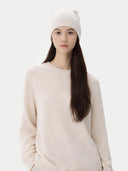 Naturfarbe 99€ Kaschmir-Set aus Pullover und Mütze