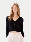 Hochwertige Seiden-Kaschmir Strickjacke | GOBI Cashmere