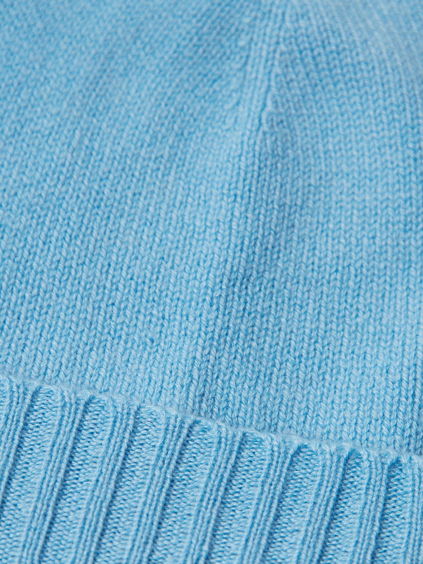 Kindermütze aus Kaschmir azure blue - Gobi Cashmere