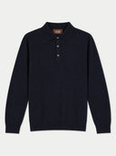 Klassischer Kaschmir-Polopullover