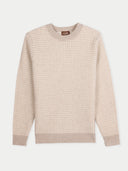 Herren Kaschmir-Pullover im Waffelstrick Warmes Gray - Gobi Cashmere #color_warmes-gray