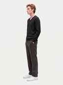 Kaschmirpullover mit V-Ausschnitt
