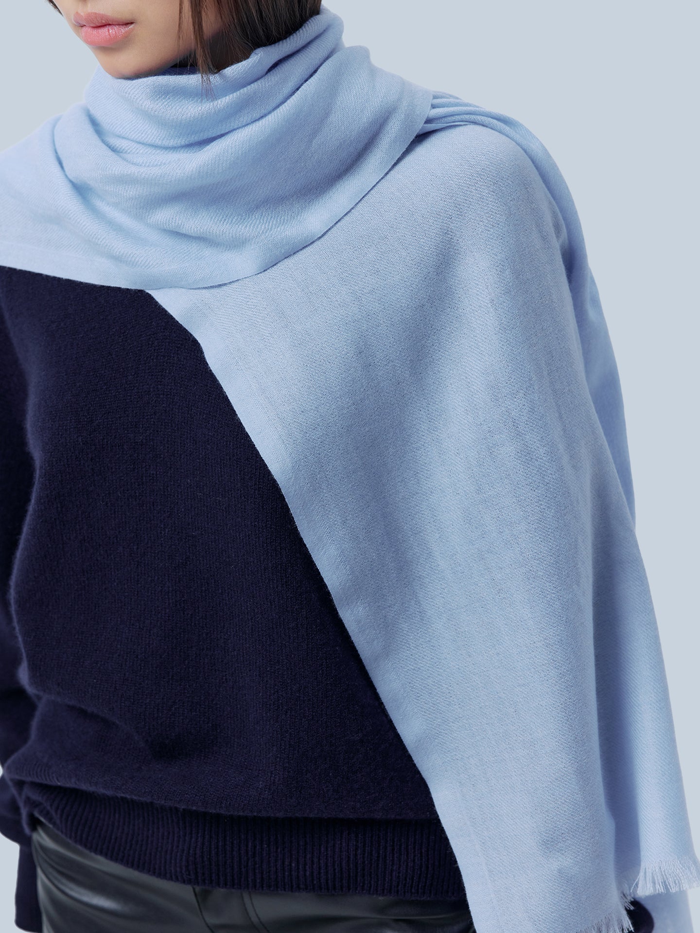 Leichter Webschal aus Kaschmir