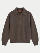 Kaschmir-Pullover mit Polokragen