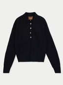Kaschmir-Pullover mit Polokragen