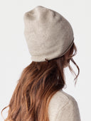 Kaschmir-Set aus Pullover und Mütze