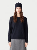 Kaschmir-Set aus Pullover und Mütze