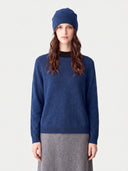 Kaschmir-Set aus Pullover und Mütze