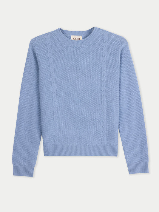 Kaschmir-Pullover mit Rundhals