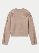 CashmeReborn Pullover mit mongolischem Knoten-Zopfmuster