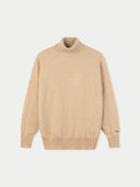 Damen Kaschmir Rollkragenpullover Beige - Gobi Cashmere