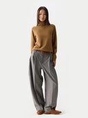 Zeitloser Kaschmir-Rollkragenpullover Almond - Gobi Cashmere