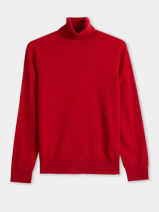 Zeitloser Kaschmir-Rollkragenpullover