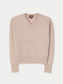 Kaschmir-Pullover mit Doppellkragen Warmes Gray - Gobi Cashmere #color_warmes-gray