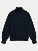 Kaschmir-Seidenpullover mit Rollkragen