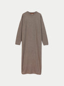Lockeres Kaschmir-Maxikleid