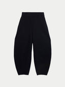 Kaschmir-Strickhose mit Tonnenbein
