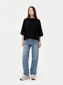Timeless Kaschmir-Poncho mit Bootsausschnitt