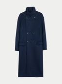 Unisex Kaschmir Trenchcoat Navy Blazer - Gobi Cashmere
