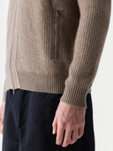 Herren Zwei-Toniger Full-Zip Kaschmir-Cardigan | GOBI