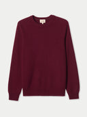 Herren Kaschmir-Pullover mit Rippenstrick Zinfandel - Gobi Cashmere