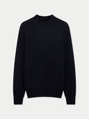 Zeitloser Kaschmirpullover mit Stehkragen Navy Blazer - Gobi Cashmere
