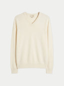 Timeless Kaschmirpullover mit V-Ausschnitt