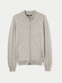 Herren Strickjacke mit Reißverschluss Dämmerung Blau | GOBI Cashmere #color_dammerung-blau