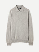 Basic Kaschmirpullover mit Polokragen