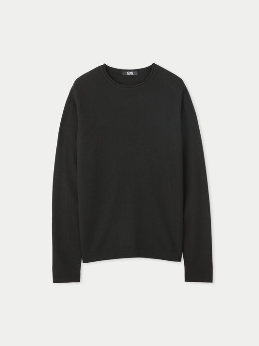 Herren Kaschmirpullover mit Rundhalsausschnitt