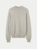 Basic Stehkragenpullover aus Kaschmir