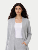 Ajour-Strick Kaschmir-Cardigan