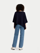 Timeless Kaschmir-Poncho mit Bootsausschnitt