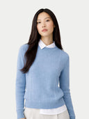 Damen Cropped Kaschmir-Pullover mit Rundhals | GOBI Cashmere