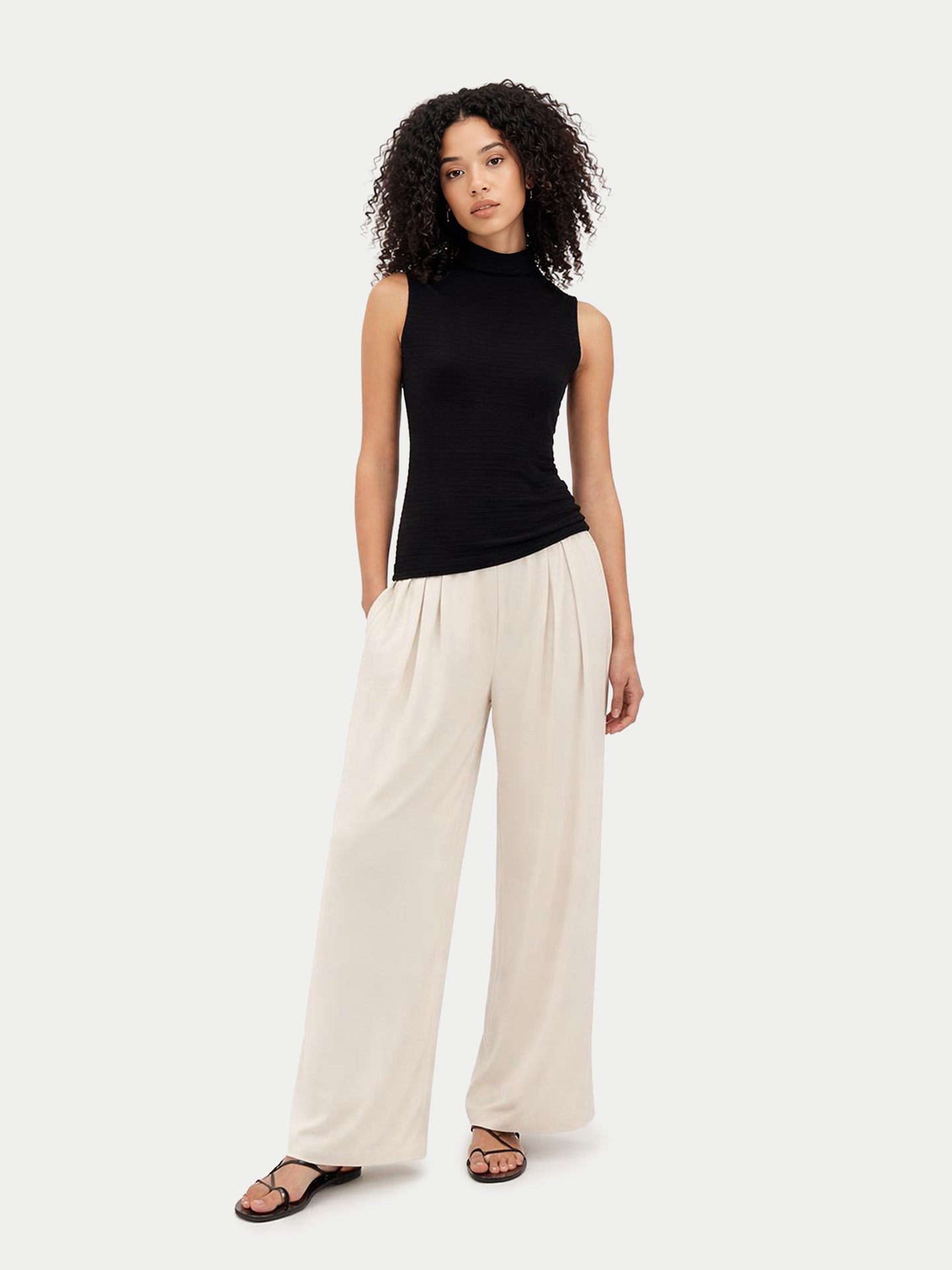 Leichtes Kaschmir-Seiden-Rollkragenshirt| GOBI Cashmere