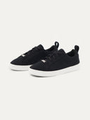 Low Sneakers aus 100% mongolischem Kaschmir schwarz - Gobi Cashmere #color_schwarz