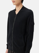 Bomber aus Kaschmir Schwarz - Gobi Cashmere