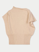 Damen asymmetrisches Kaschmir-Top | GOBI Cashmere