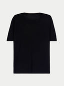 Herren Kaschmir-Seiden T-Shirt mit Doppelkragen | GOBI DE