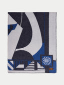 Kaschmirdecke mit Pferde-Jacquard | GOBI Cashmere