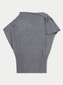 Damen asymmetrisches Kaschmir-Top | GOBI Cashmere