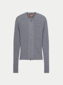 Damen Kaschmir-Cardigan mit Zwei-Wege-Zip | GOBI Cashmere