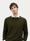 Basic Kaschmirpullover mit R-Ausschnitt