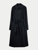 Kaschmir-Wickelmantel Mit Gürtel Schwarz - Gobi Cashmere