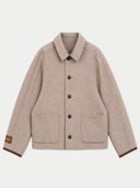 Kaschmir Wendejacke mit Hemdkragen