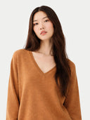 Damen V-Ausschnitt Kaschmirpullover - Gobi Cashmere