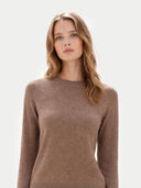 Damen Kaschmirpullover mit Rundhalsausschnitt Timeless| GOBI