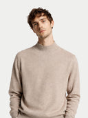 Zeitloser Kaschmirpullover mit Stehkragen