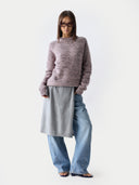 Unisex Kaschmir-Mouliné-Pullover