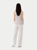 Kaschmir-Baumwollweste Lavendelfrost | GOBI Cashmere #color_lavendelfrost